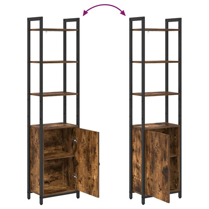 Bücherregal Geräucherte Eiche 40 x 24 x 161 cm Holzwerkstoff