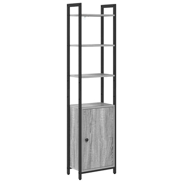 vidaXL Bücherregal Graues Sonoma 40 x 24 x 161 cm Holzwerkstoff