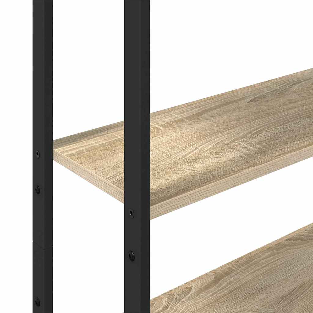 vidaXL Bücherregal Sonoma-Eiche 60 x 24 x 161 cm Holzwerkstoff