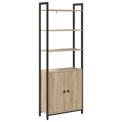 vidaXL Bücherregal Sonoma-Eiche 60 x 24 x 161 cm Holzwerkstoff