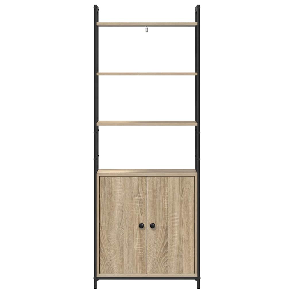vidaXL Bücherregal Sonoma-Eiche 60 x 24 x 161 cm Holzwerkstoff