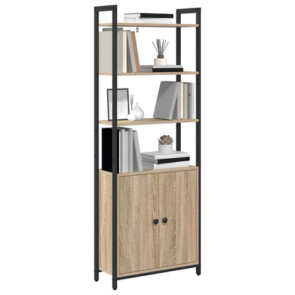 vidaXL Bücherregal Sonoma-Eiche 60 x 24 x 161 cm Holzwerkstoff