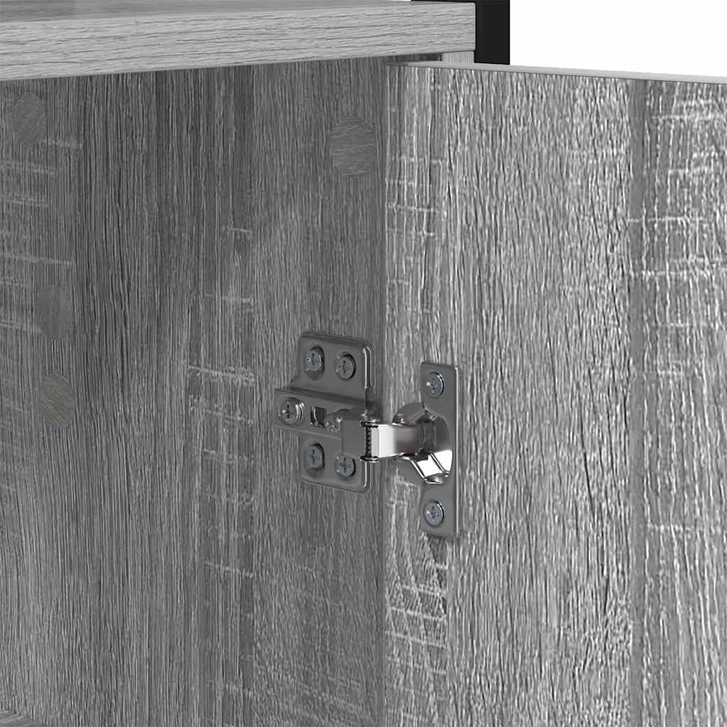 Bücherregal Graues Sonoma 60 x 24 x 161 cm Holzwerkstoff