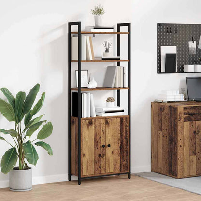 vidaXL Bücherregal Altholz 60 x 24 x 161 cm Holzwerkstoff