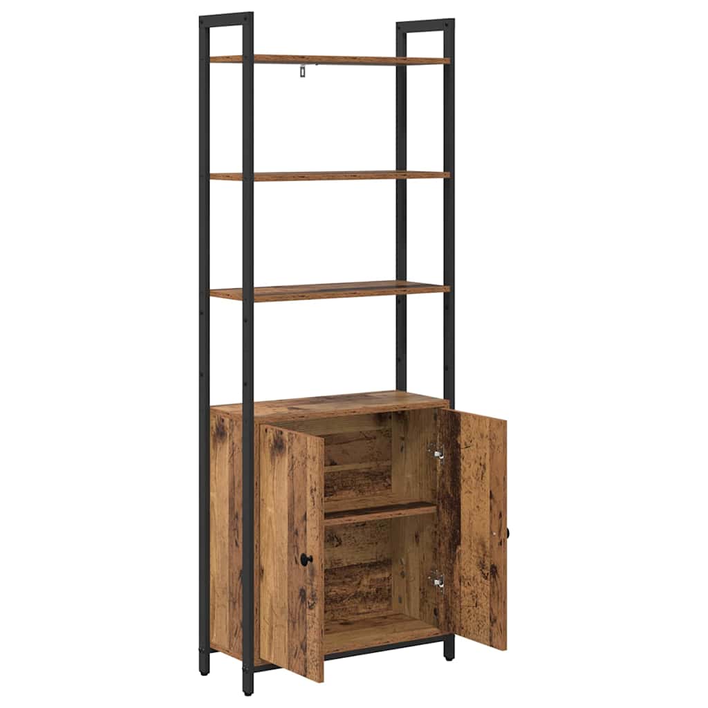 vidaXL Bücherregal Altholz 60 x 24 x 161 cm Holzwerkstoff