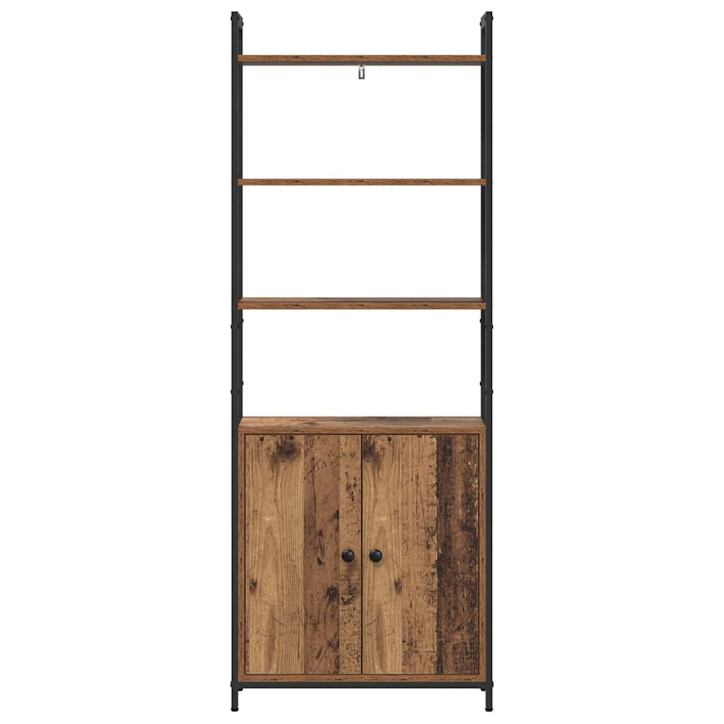 vidaXL Bücherregal Altholz 60 x 24 x 161 cm Holzwerkstoff