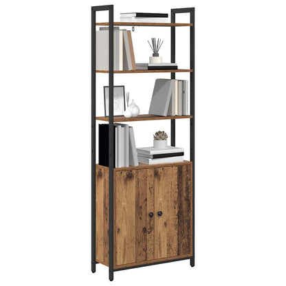 vidaXL Bücherregal Altholz 60 x 24 x 161 cm Holzwerkstoff