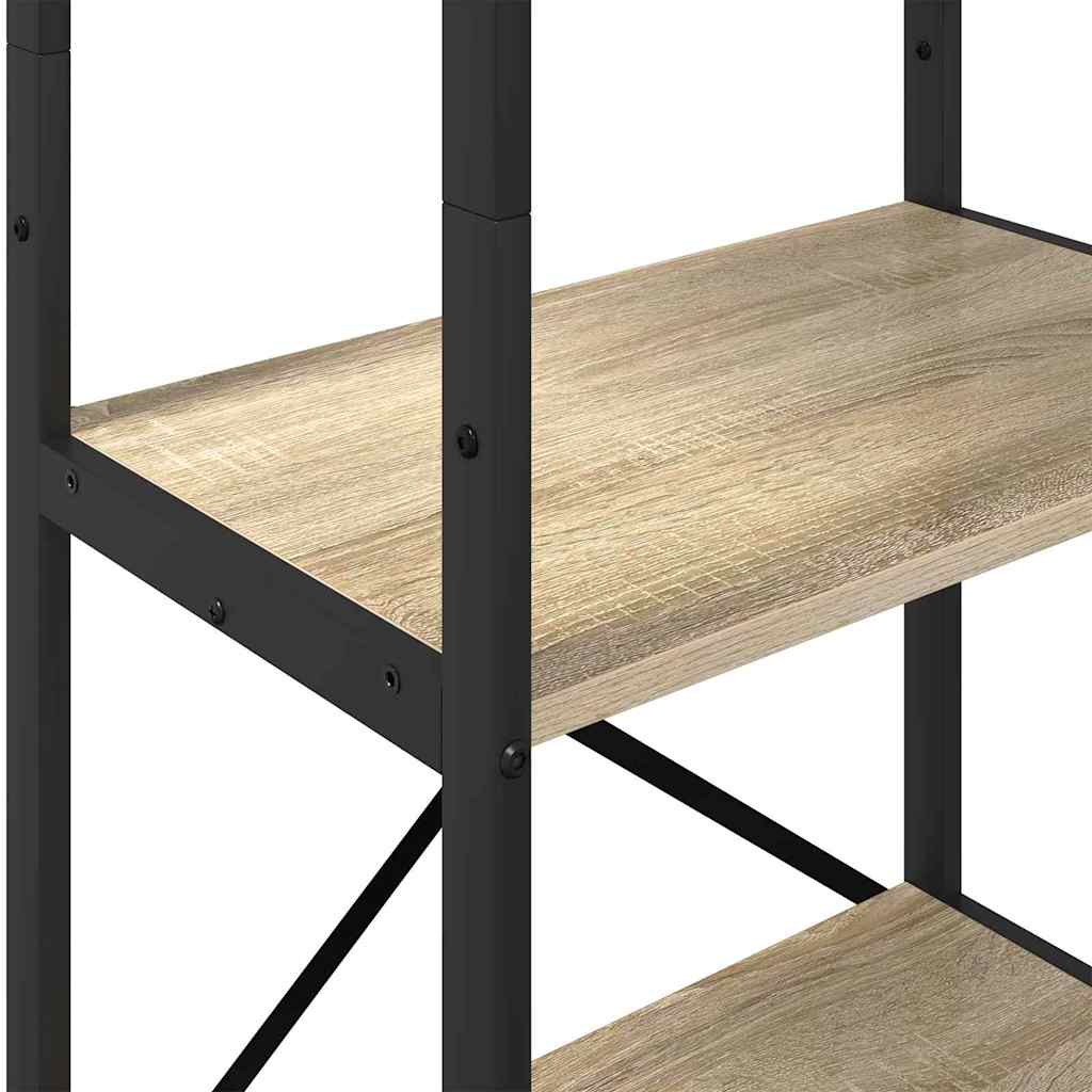 vidaXL Bücherregal Sonoma-Eiche 56 x 34 x 171 cm Holzwerkstoff