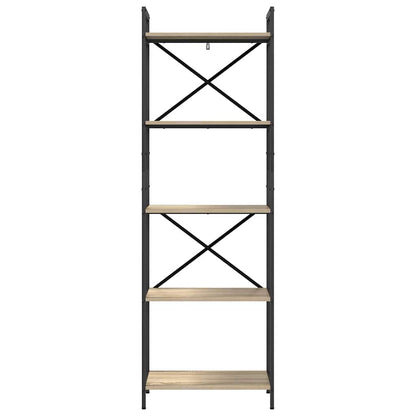vidaXL Bücherregal Sonoma-Eiche 56 x 34 x 171 cm Holzwerkstoff