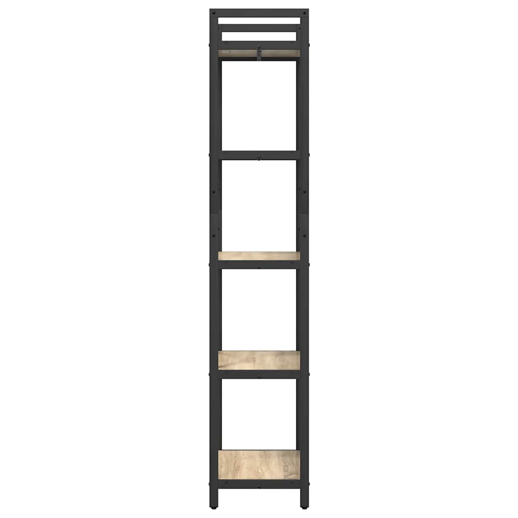vidaXL Bücherregal Sonoma-Eiche 56 x 34 x 171 cm Holzwerkstoff