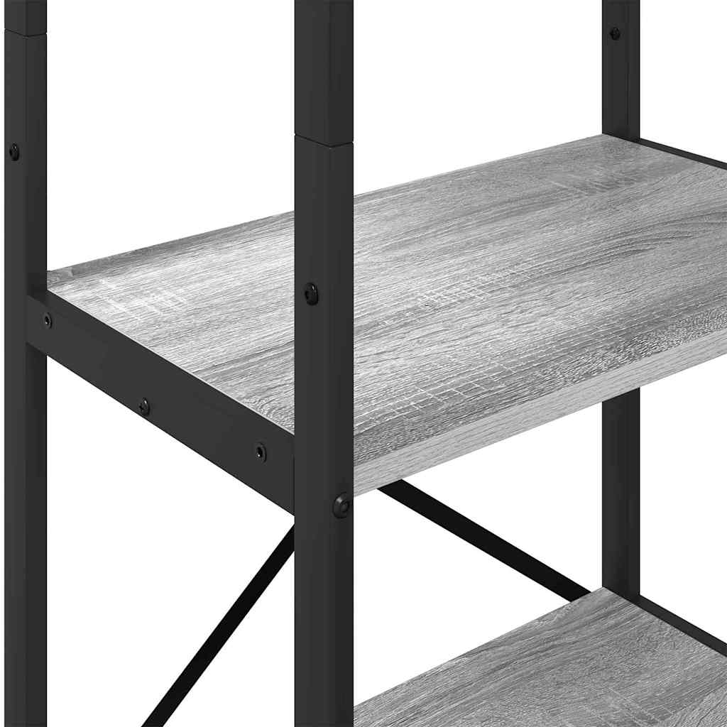 vidaXL Bücherregal Graues Sonoma 56 x 34 x 171 cm Holzwerkstoff