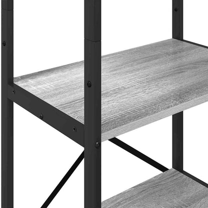 vidaXL Bücherregal Graues Sonoma 56 x 34 x 171 cm Holzwerkstoff