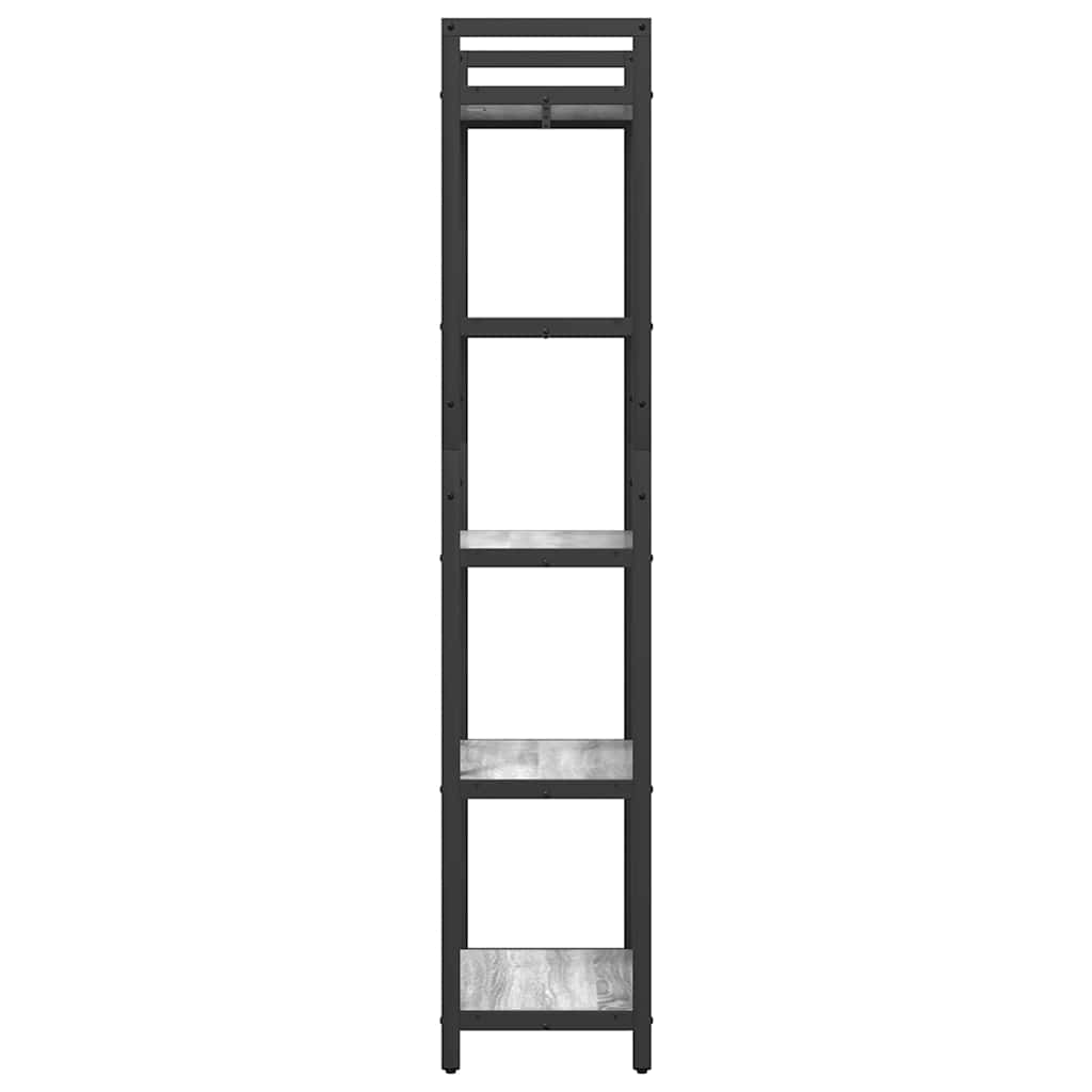 vidaXL Bücherregal Graues Sonoma 56 x 34 x 171 cm Holzwerkstoff