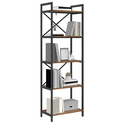 Bücherregal Altholz 56 x 34 x 171 cm Holzwerkstoff