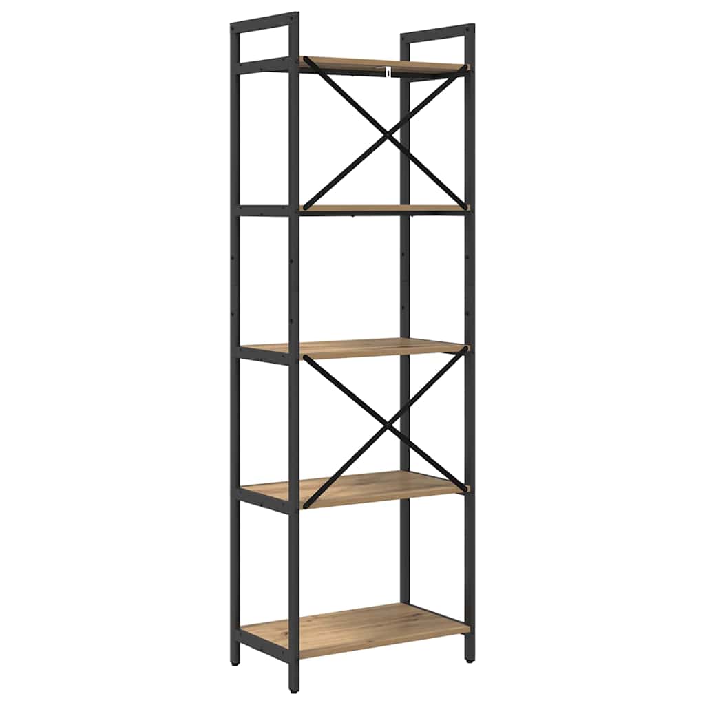 vidaXL Bücherregal Artisan-Eiche 56 x 34 x 171 cm Holzwerkstoff