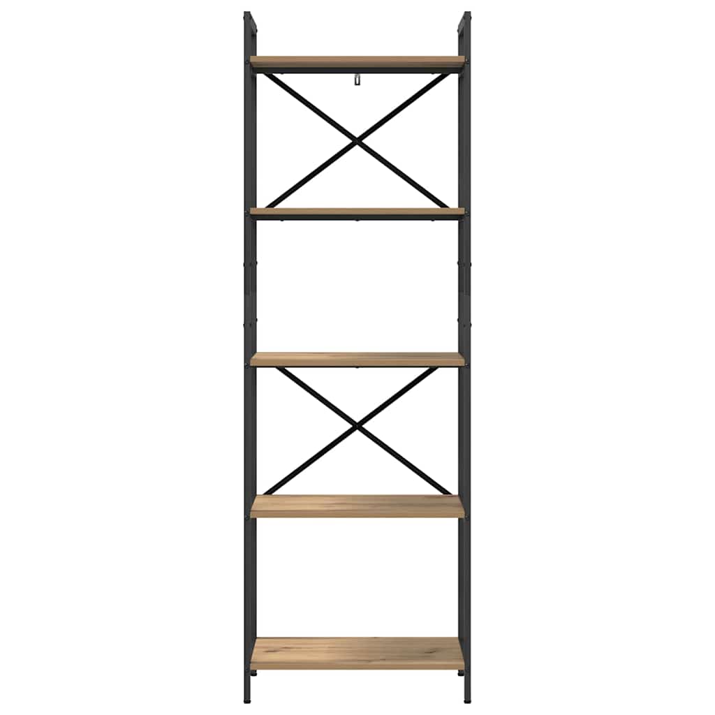 vidaXL Bücherregal Artisan-Eiche 56 x 34 x 171 cm Holzwerkstoff