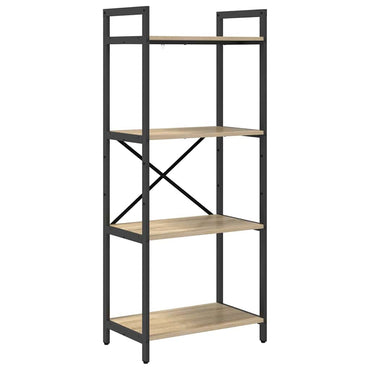 vidaXL Bücherregal Sonoma-Eiche 56 x 34 x 133,5 cm Holzwerkstoff
