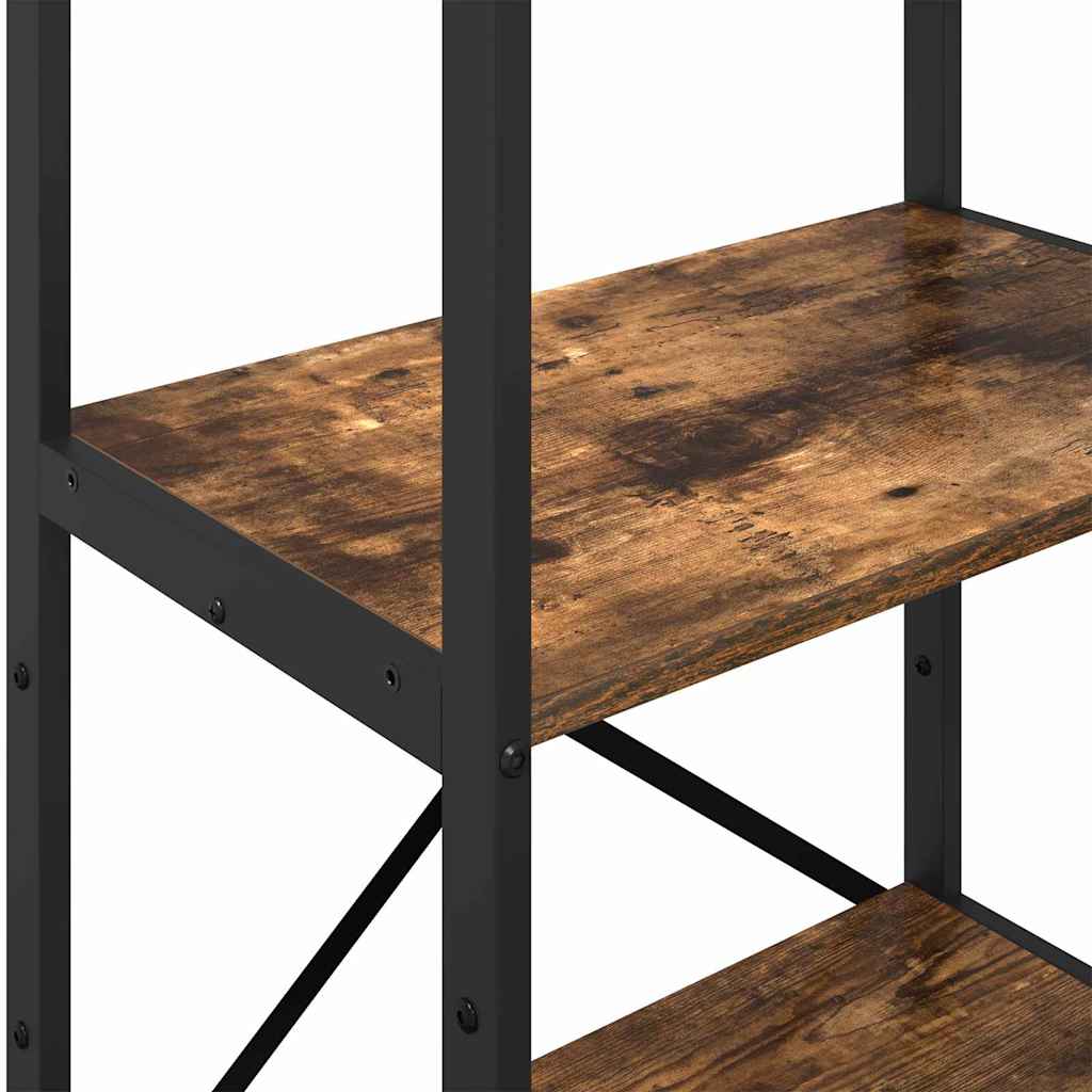 vidaXL Bücherregal Geräucherte Eiche 56 x 34 x 133,5 cm Holzwerkstoff
