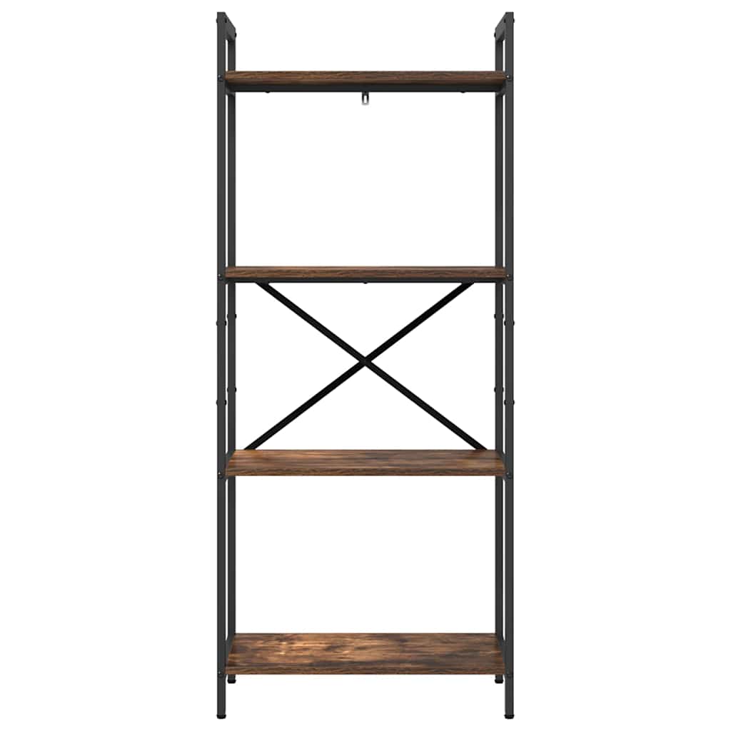 vidaXL Bücherregal Geräucherte Eiche 56 x 34 x 133,5 cm Holzwerkstoff