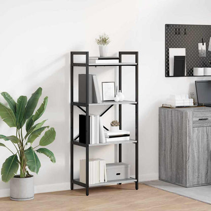 vidaXL Bücherregal Graues Sonoma 56 x 34 x 133,5 cm Holzwerkstoff
