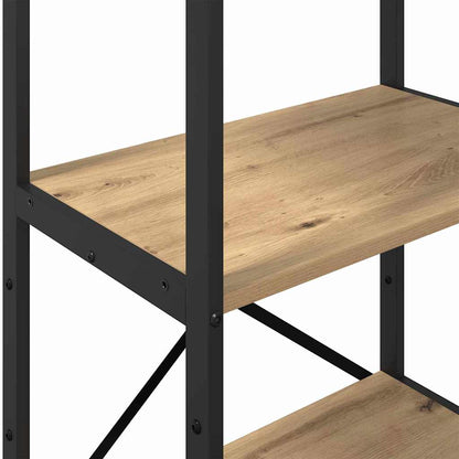 vidaXL Bücherregal Artisan-Eiche 56 x 34 x 133,5 cm Holzwerkstoff