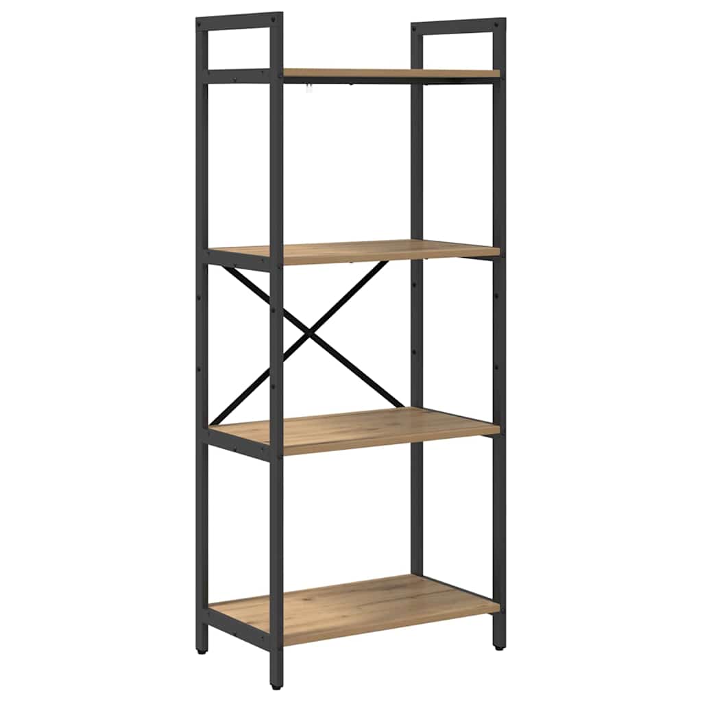 vidaXL Bücherregal Artisan-Eiche 56 x 34 x 133,5 cm Holzwerkstoff