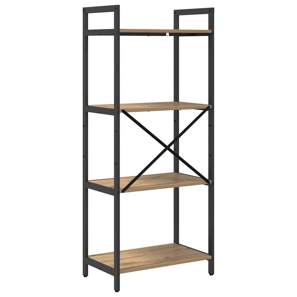 vidaXL Bücherregal Artisan-Eiche 56 x 34 x 133,5 cm Holzwerkstoff