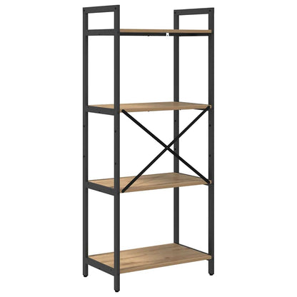 vidaXL Bücherregal Artisan-Eiche 56 x 34 x 133,5 cm Holzwerkstoff