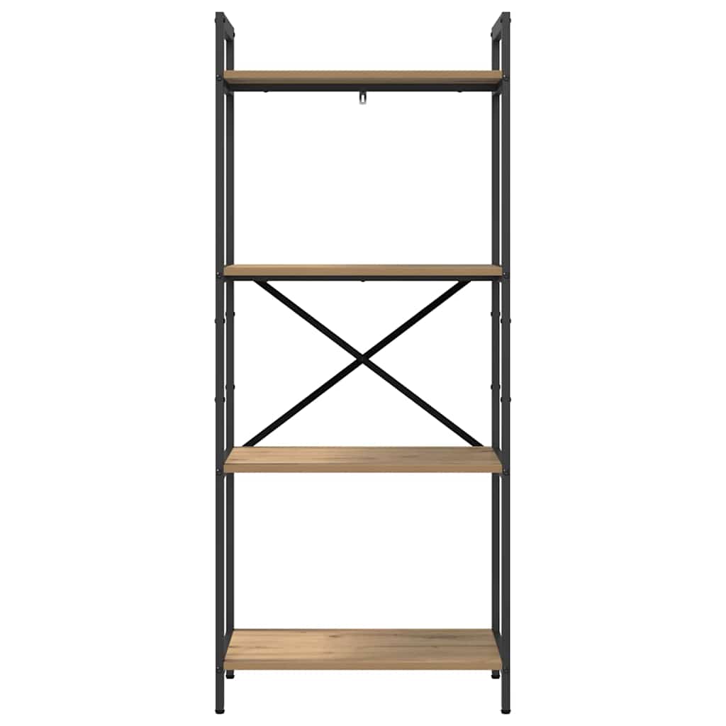 vidaXL Bücherregal Artisan-Eiche 56 x 34 x 133,5 cm Holzwerkstoff