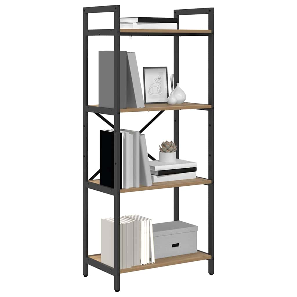 vidaXL Bücherregal Artisan-Eiche 56 x 34 x 133,5 cm Holzwerkstoff