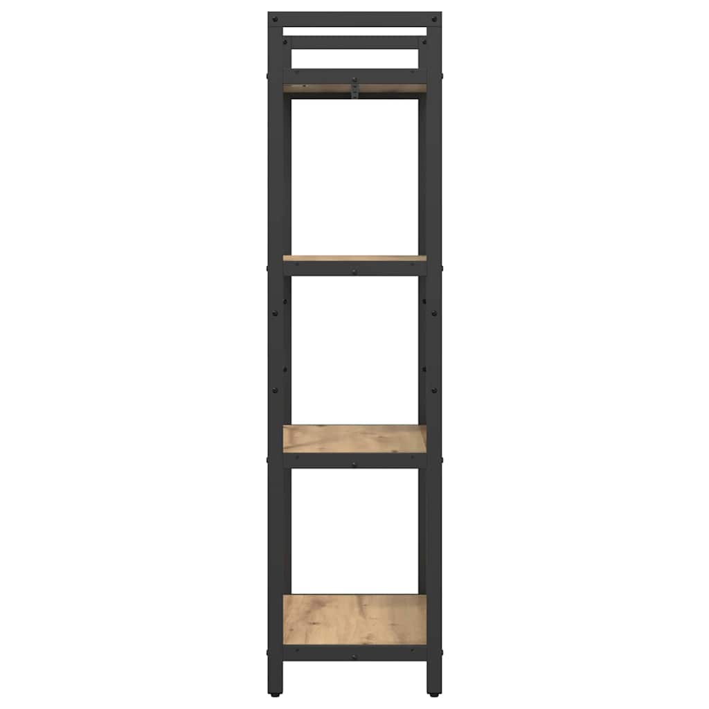 vidaXL Bücherregal Artisan-Eiche 56 x 34 x 133,5 cm Holzwerkstoff