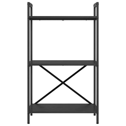 vidaXL Bücherregal Schwarz Eichen-Optik 56 x 34 x 96 cm Holzwerkstoff