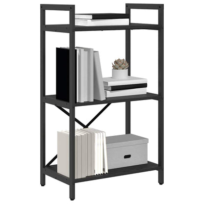 vidaXL Bücherregal Schwarz Eichen-Optik 56 x 34 x 96 cm Holzwerkstoff