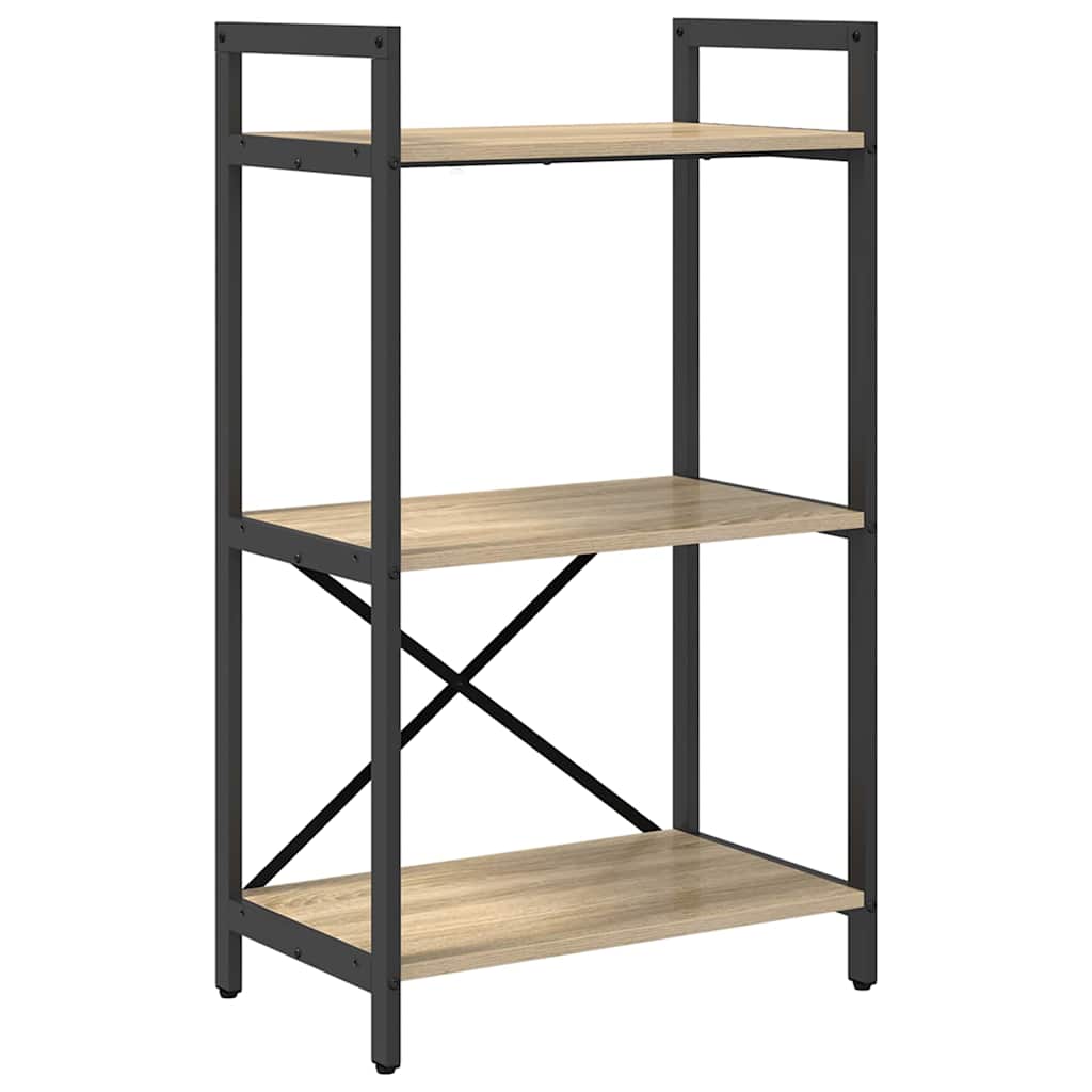 vidaXL Bücherregal Sonoma-Eiche 56 x 34 x 96 cm Holzwerkstoff