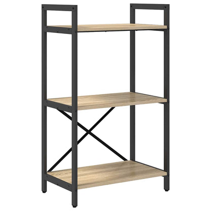 vidaXL Bücherregal Sonoma-Eiche 56 x 34 x 96 cm Holzwerkstoff