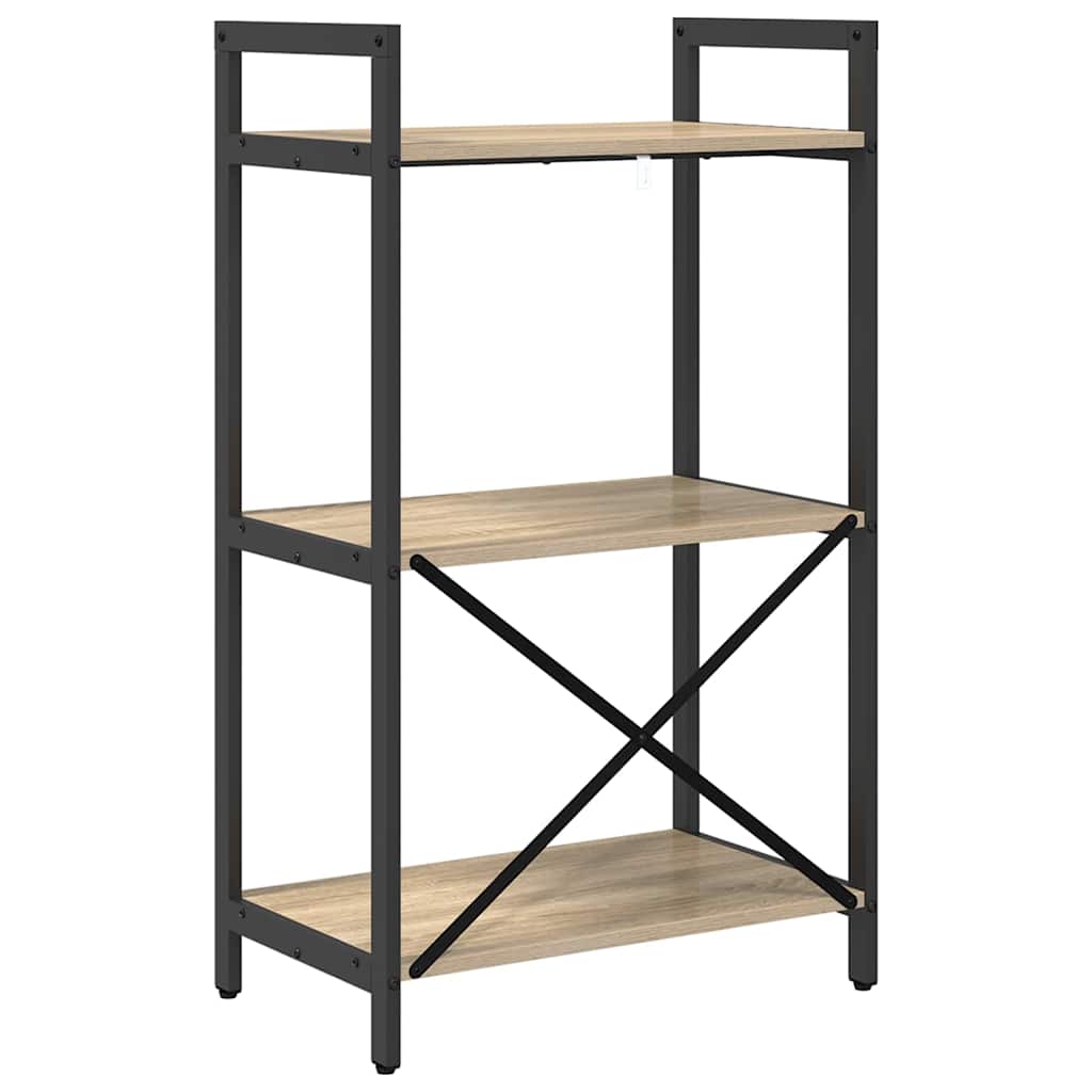 vidaXL Bücherregal Sonoma-Eiche 56 x 34 x 96 cm Holzwerkstoff