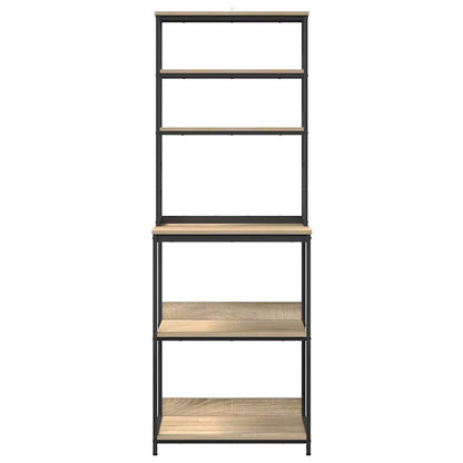vidaXL Küchenregal Sonoma-Eiche 60 x 40 x 168 cm Holzwerkstoff