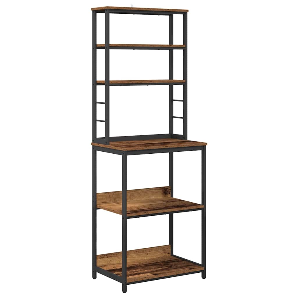 Küchenregal Altholz 60 x 40 x 168 cm Holzwerkstoff