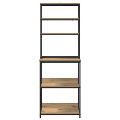 vidaXL Küchenregal Artisan-Eiche 60 x 40 x 168 cm Holzwerkstoff