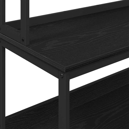 vidaXL Küchenregal Schwarz Eichen-Optik 80 x 40 x 168 cm Holzwerkstoff