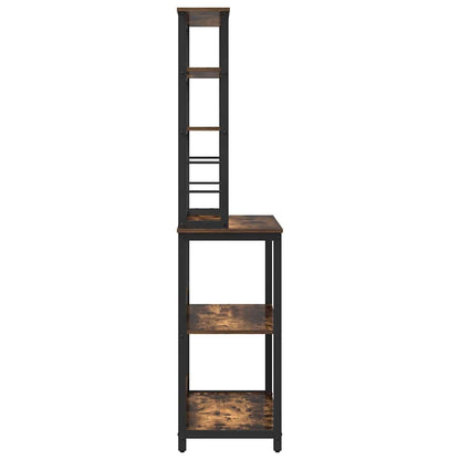 vidaXL Küchenregal Geräucherte Eiche 80 x 40 x 168 cm Holzwerkstoff