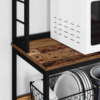 vidaXL Küchenregal Altholz 80 x 40 x 168 cm Holzwerkstoff