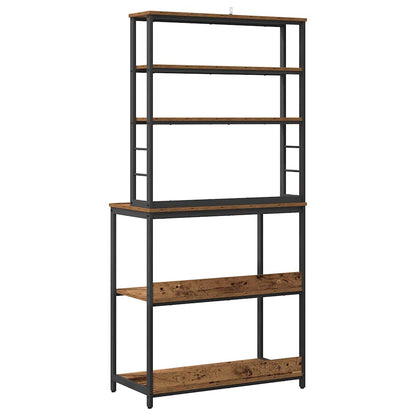 vidaXL Küchenregal Altholz 80 x 40 x 168 cm Holzwerkstoff