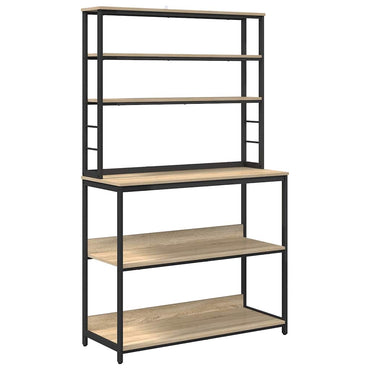 vidaXL Étagère de cuisine chêne Sonoma 100 x 40 x 168 cm bois d'ingénierie
