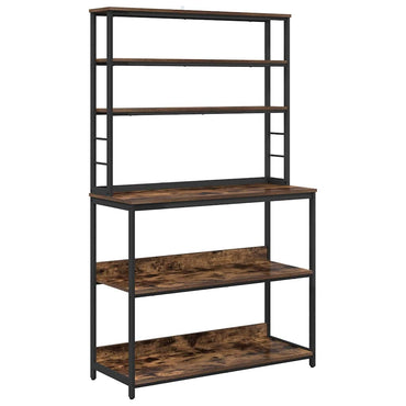 vidaXL Étagère de cuisine chêne fumé 100 x 40 x 168 cm bois d'ingénierie