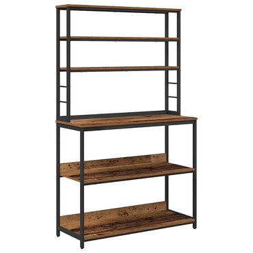 vidaXL Étagère de cuisine en bois de récupération 100 x 40 x 168 cm en bois d'ingénierie