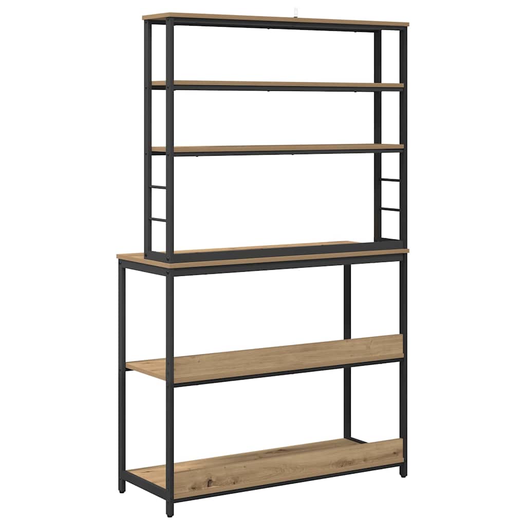 vidaXL Küchenregal Artisan-Eiche 100 x 40 x 168 cm Holzwerkstoff