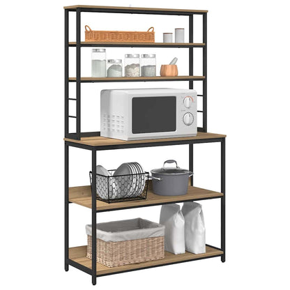 vidaXL Küchenregal Artisan-Eiche 100 x 40 x 168 cm Holzwerkstoff
