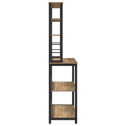 vidaXL Küchenregal Artisan-Eiche 100 x 40 x 168 cm Holzwerkstoff
