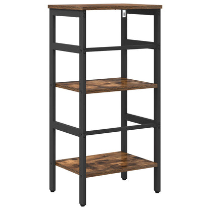 vidaXL Bibliothèque Chêne fumé 40 x 29,5 x 81 cm Bois d'ingénierie